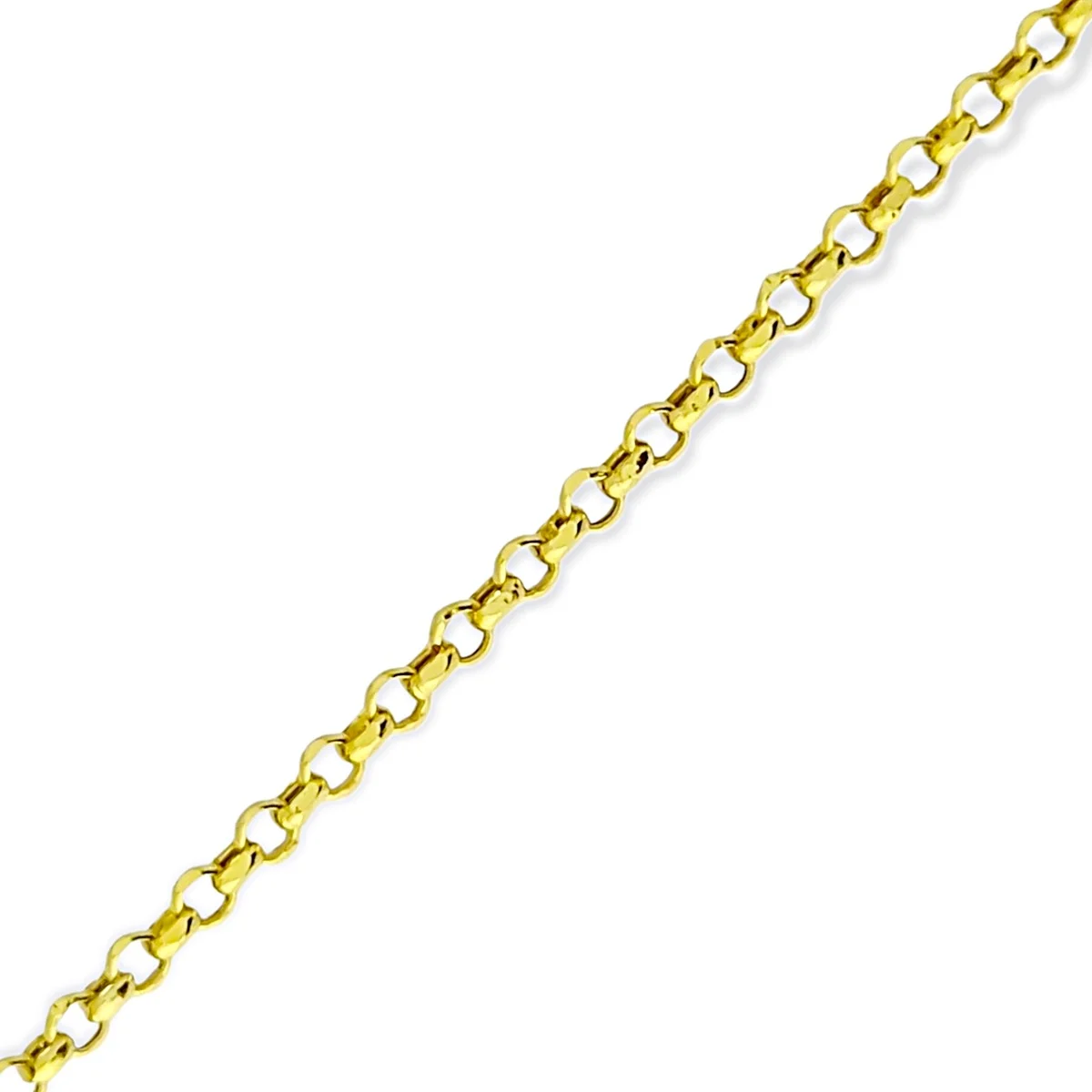 Gouden Ketting Jasseron Schakel 2.5 mm 45 cm 14 karaats