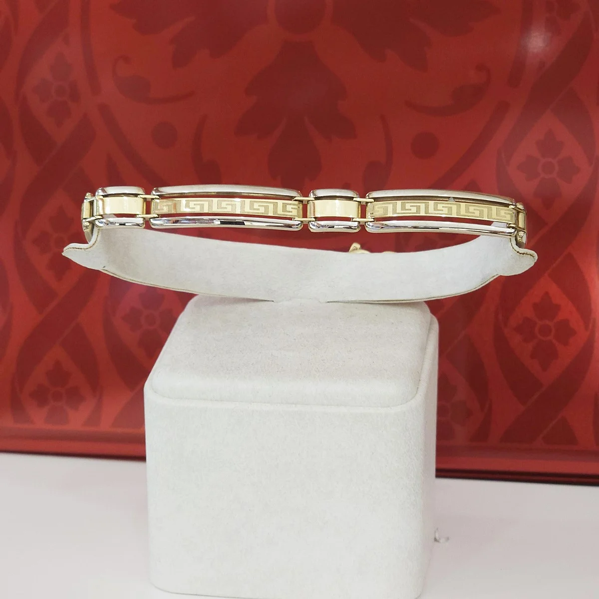 Gouden Schakelarmband Heren 21.5 cm 8.5 mm 14 karaats - Afbeelding 2