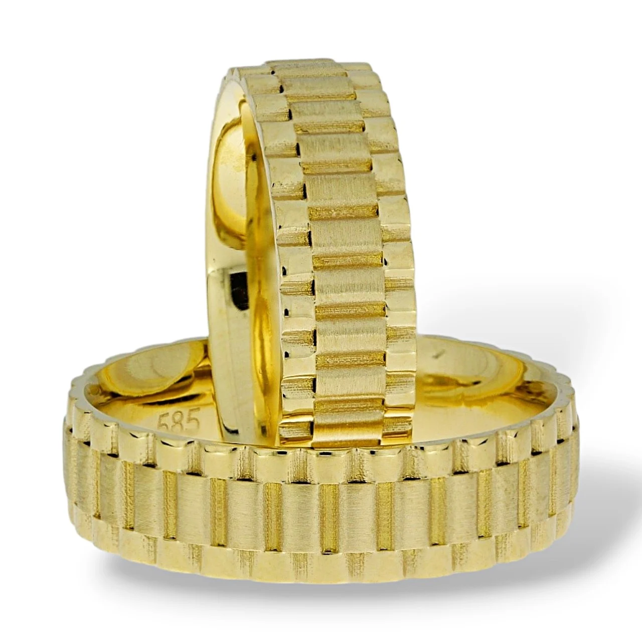 Gouden Trouwringen 6 mm 14 karaats SLW668Y