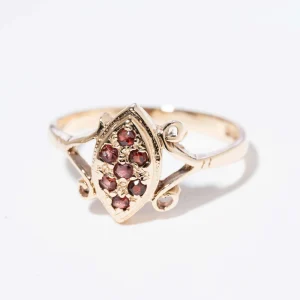 Vintage Garnet Marquis Dress Ring